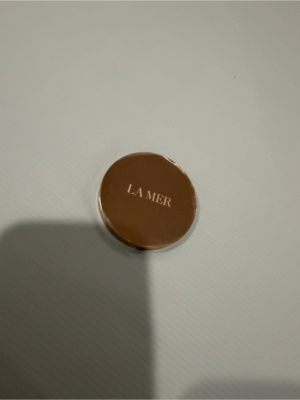 La Mer Gold Compact Mirror New Unused Protective Film